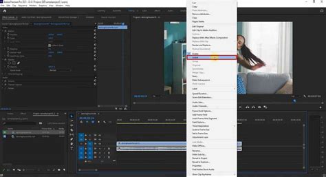 Замена аудио в Adobe Premiere Pro