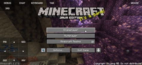 Запуск Minecraft с хреем