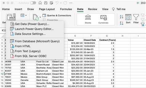 Запуск Power Query в Excel