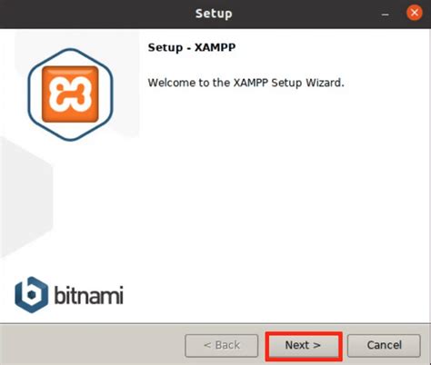 Запуск XAMPP после установки