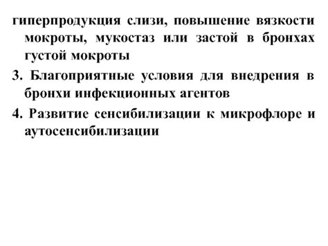 Застой мокроты в бронхах: факторы, приводящие к такому состоянию