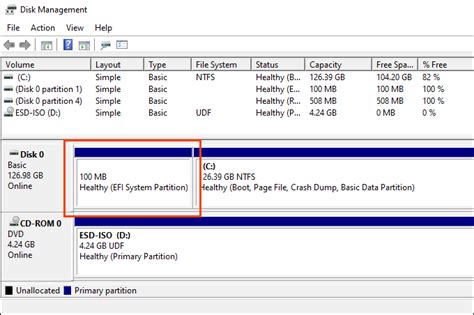 Зачем нужен раздел EFI System Partition