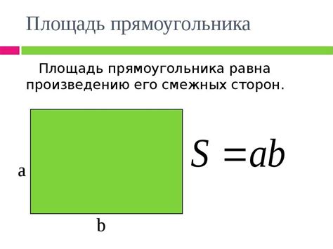 Зачем нужно знать площадь прямоугольника