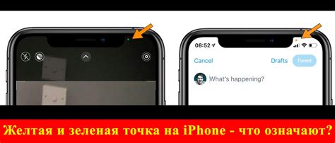 Зеленая точка на экране