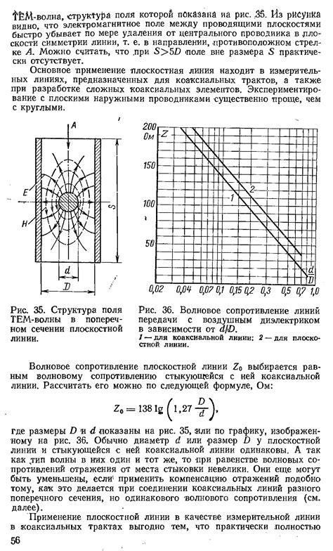 Значение волнового сопротивления для передачи сигнала