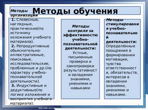 Значение овладения навыками контроля восприятия