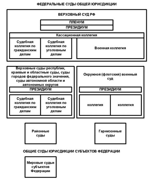 Значение системы судов общей юрисдикции для общества и государства