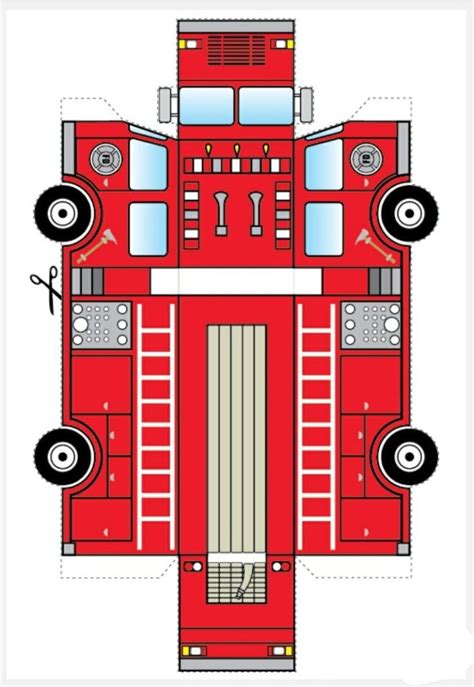 Игровые функции для пожарной машины из картона