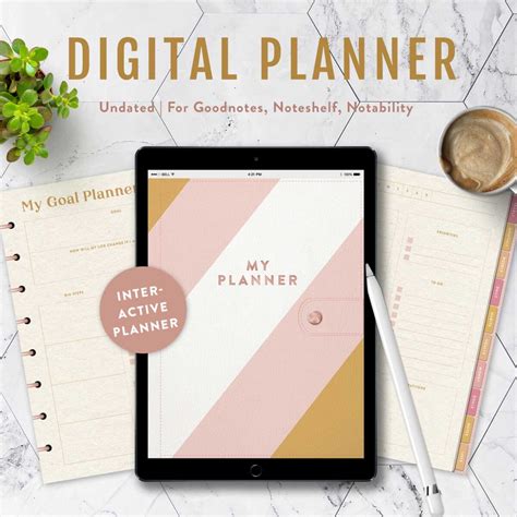 Идеи и примеры готовых digital planner для вдохновения