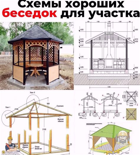 Изготовление нижней части беседки своими руками