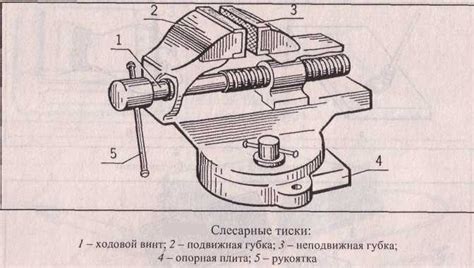 Изготовление основной части тисков