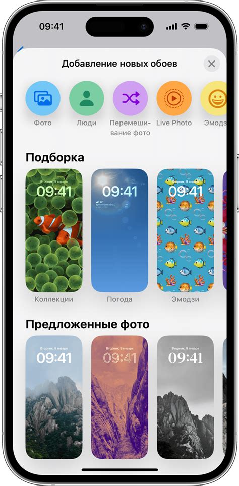 Изменение обоев на iPhone с помощью Live Photos