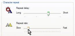 Изменение скорости и задержки повтора клавиш на Mac
