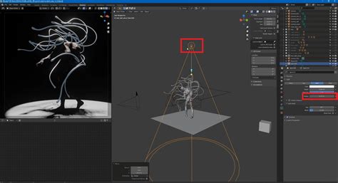 Изменение цвета и интенсивности света в Blender