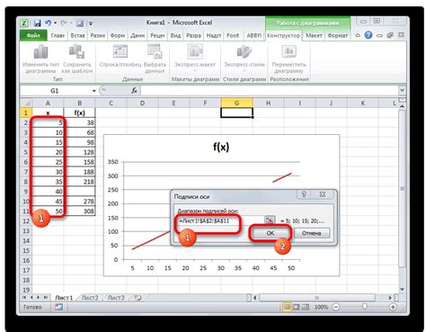 Изменение шкалы диаграммы в Excel