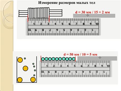 Измерение и передача размеров