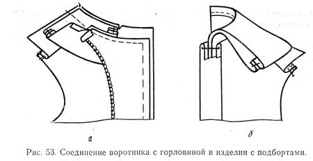 Измерение и подгонка отложного воротника