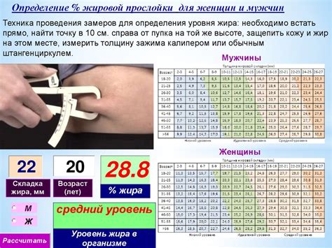 Измерение объема шеи для прогнозирования процента жира в организме