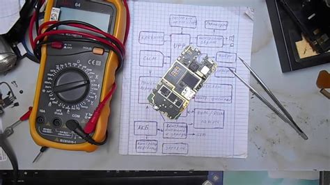 Изучение схемы мобильного телефона
