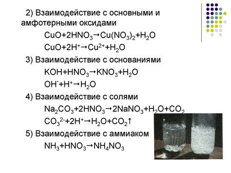 Изучение химического состава азотной кислоты