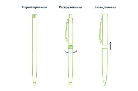 Из чего состоит шариковая ручка с кнопкой