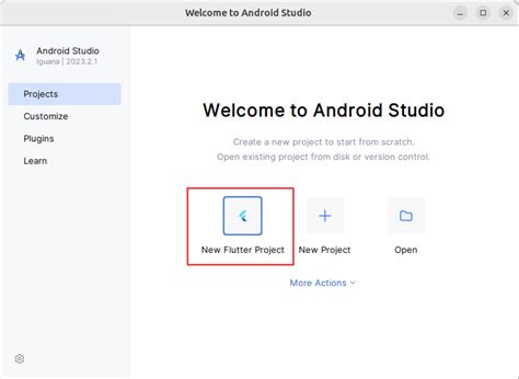 Импорт Flutter проекта в Android Studio