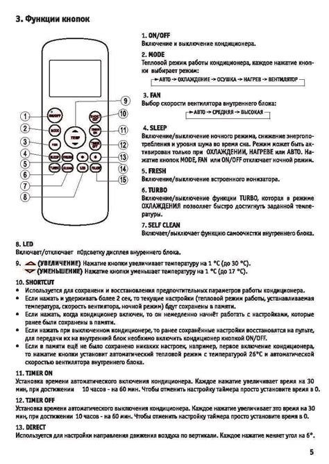 Инструкция по использованию пульта кондиционера Беко