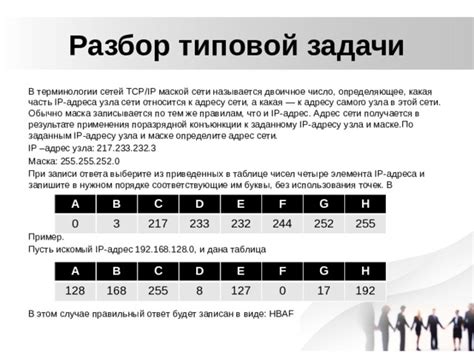 Инструкция по определению узла адреса через администратора сети