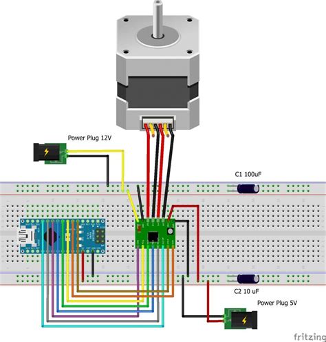 Инструкция по подключению шагового двигателя к Arduino Mega 2560