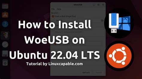 Инструкция по установке woeusb на Ubuntu 22.04