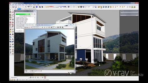 Инструменты для выполнения рендера в SketchUp 2020