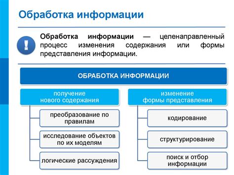 Интенсивность обработки информации