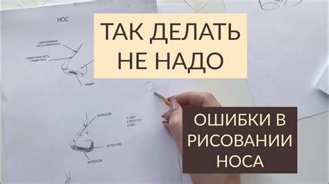 Интересные факты и главные ошибки при рисовании носа