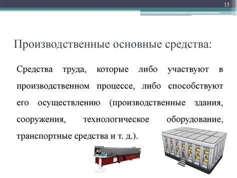 Инфраструктура и производственные ресурсы