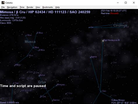 Использование астрономических карт для определения имени звезды