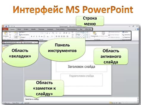 Использование встроенных инструментов программы PowerPoint