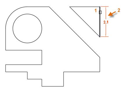 Использование команды "DIMSCALE" для увеличения размерной линии