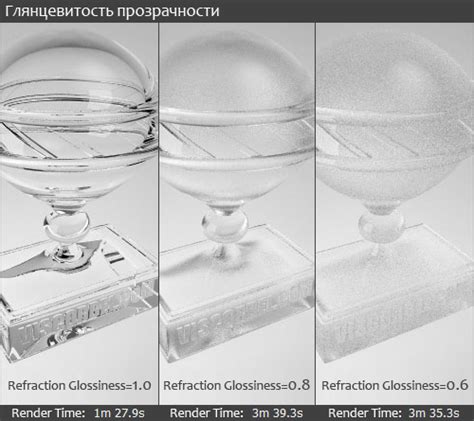 Использование материалов для создания прозрачности