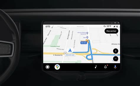 Использование навигации Google Карт в Android Auto