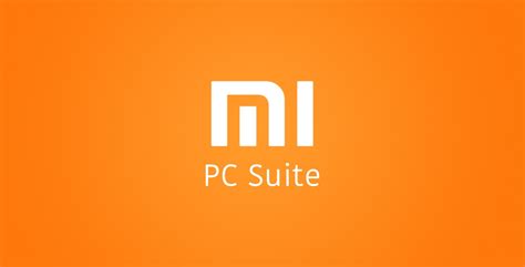 Использование приложения "Mi PC Suite"