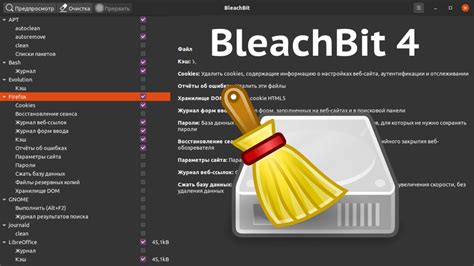 Использование программы BleachBit