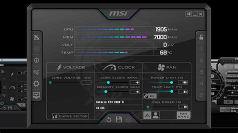 Использование программы MSI Afterburner