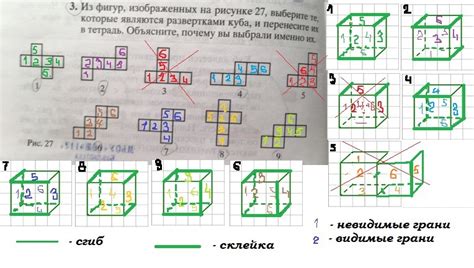 Использование развертки куба в творческих проектах