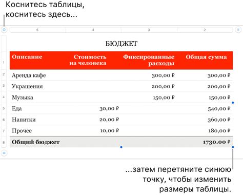 Использование расширений или плагинов для изменения размера таблицы