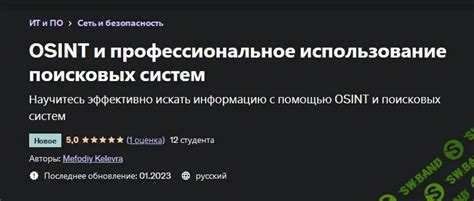 Использование специализированных поисковых систем