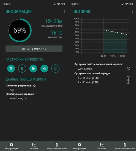 Использование стандартных Андроид-инструментов для проверки емкости аккумулятора на Xiaomi 10