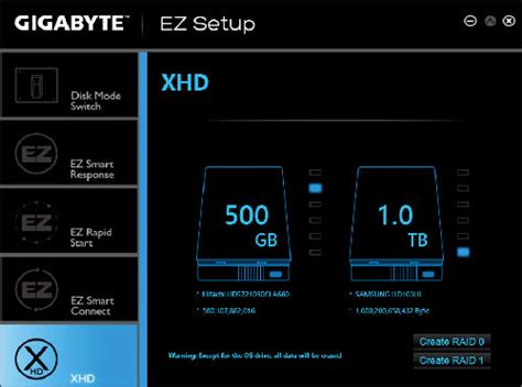 Использование утилиты Gigabyte