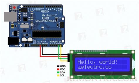 Использование функций библиотеки LiquidCrystal_I2C