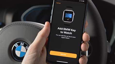 Использование BMW Digital Key для открытия и запуска автомобиля