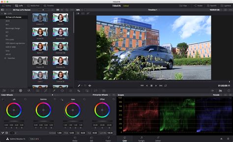 Использование LUT в DaVinci Resolve